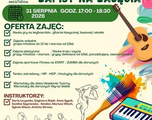 Dzień Otwarty w Woli Mieleckiej – zapisy na nowy sezon zajęć