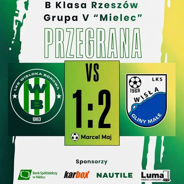 Derby dla Glin. Wisłoka przegrywa 1:2 po wyrównanym meczu
