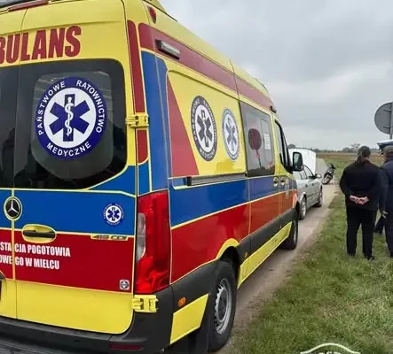 Wypadek w Przykopie. Strażacy z OSP Padew w akcji ratunkowej
