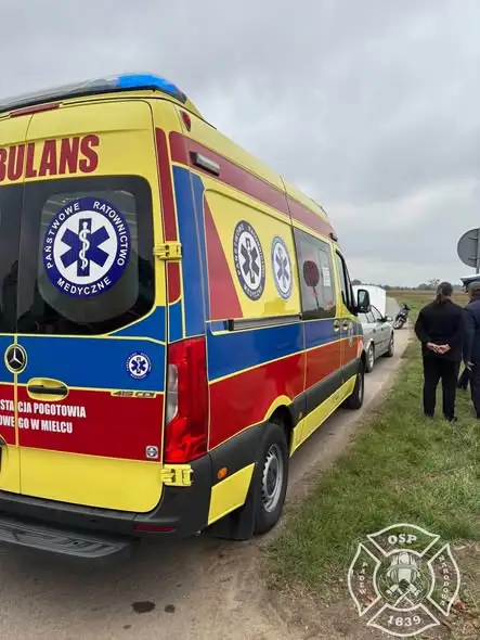 Wypadek w Przykopie. Strażacy z OSP Padew w akcji ratunkowej