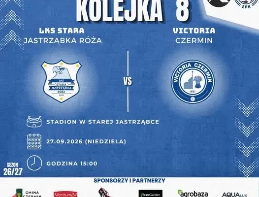 Victoria Czermin zagra w Starej Jastrząbce w 8. kolejce KEEZA Klasy Okręgowej Dębica