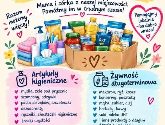 Zbiórka charytatywna w Podleszanach dla Pani Janiny i Magdaleny