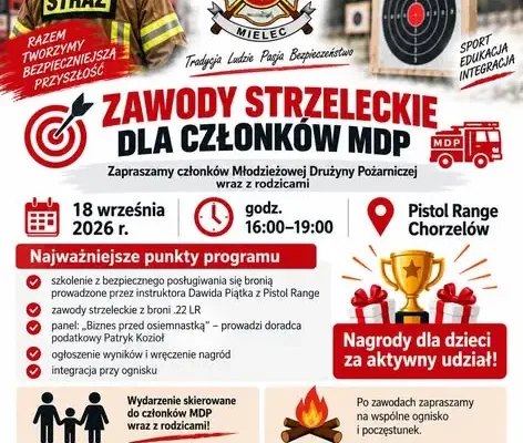Młodzi druhowie z Mielca uczyli się przedsiębiorczości podczas zawodów strzeleckich