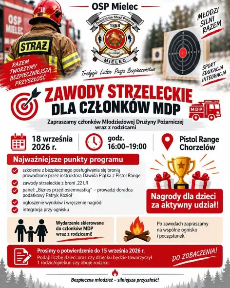 Młodzi druhowie z Mielca uczyli się przedsiębiorczości podczas zawodów strzeleckich