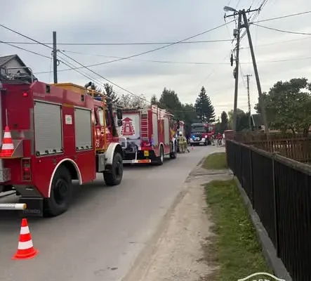 Pożar w Padwi Narodowej — dwa zastępy OSP w akcji