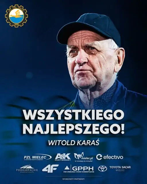 Witold Karaś kończy 75 lat – legenda Stali Mielec świętuje urodziny