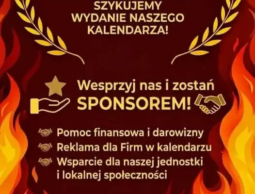 OSP Borowa szuka sponsorów do kalendarza strażackiego na 2027 rok
