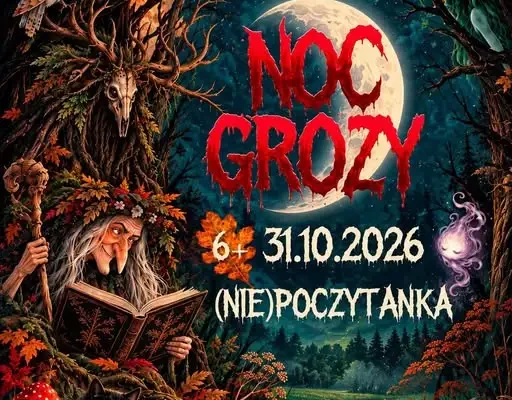 Noc Grozy w GOKSiR – halloweenowa przygoda dla dzieci w Kołbaskowie