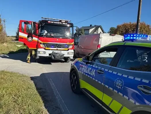 Fałszywy alarm eCall w Żarówce – strażacy sprawdzili zgłoszenie