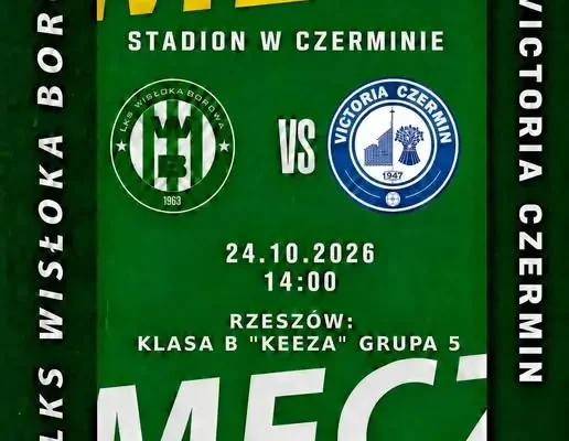 Wisłoka zmierzy się z Victorią Czermin w meczu B-klasy