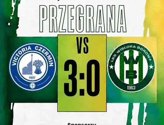 Czermin nie dał szans. Porażka 0:3 mimo ambitnej gry