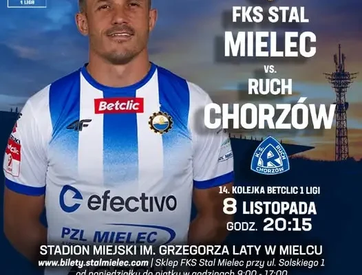Bilety na mecz Stal Mielec – Ruch Chorzów już w sprzedaży